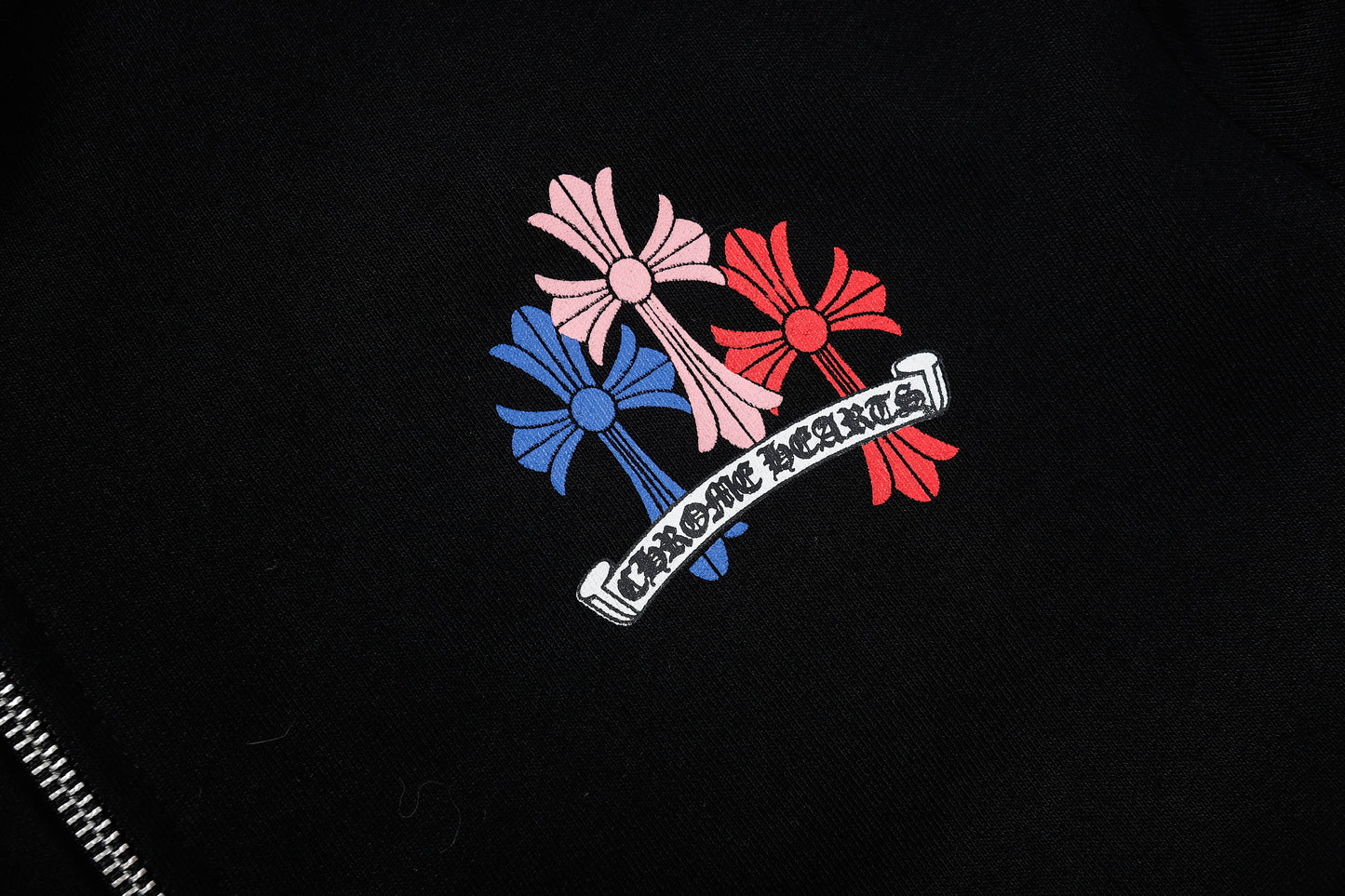 Chrome Hearts zip-up hoodie