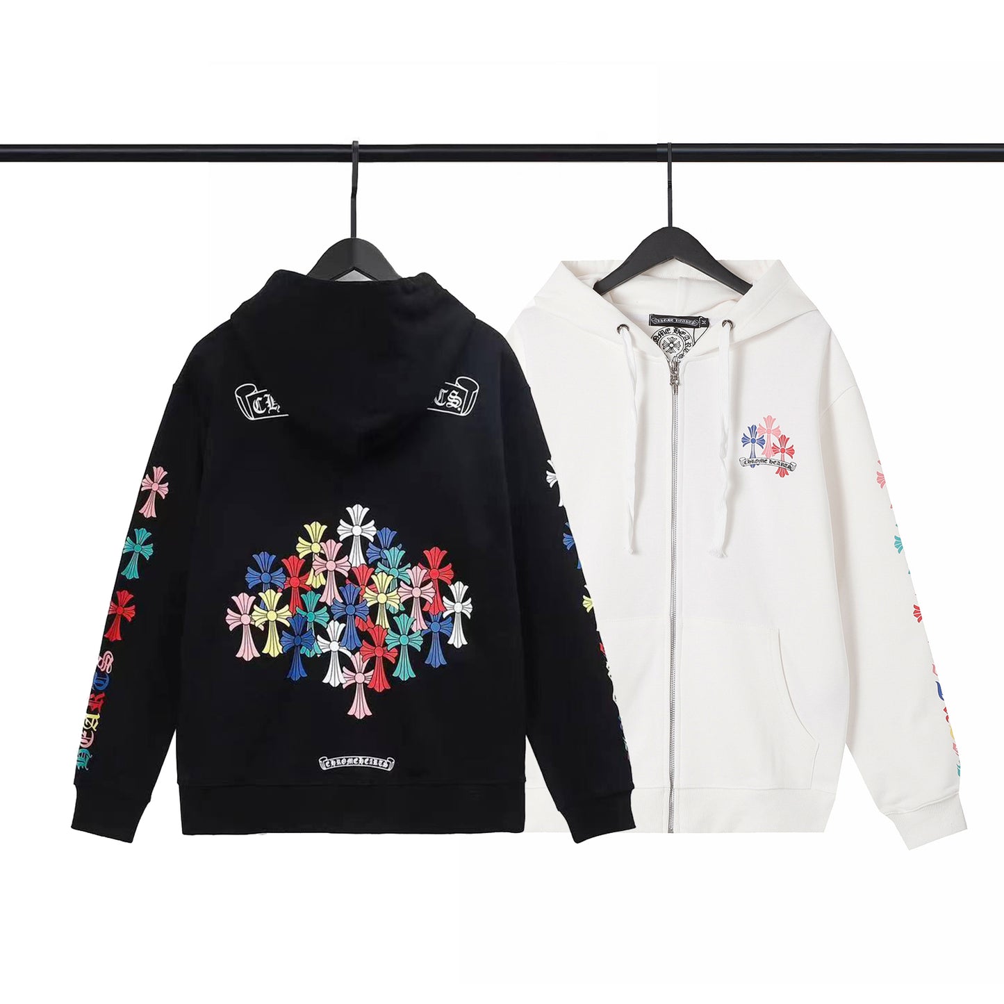 Chrome Hearts zip-up hoodie